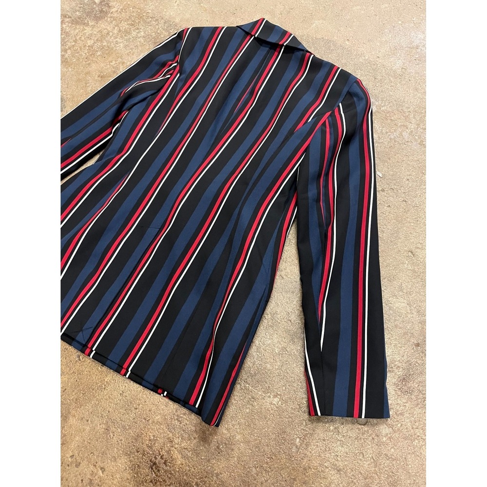 INC‎ International Concepts Blazer Jacket Womens Small Multicolor Posh Stripe - Picture 13 of 16